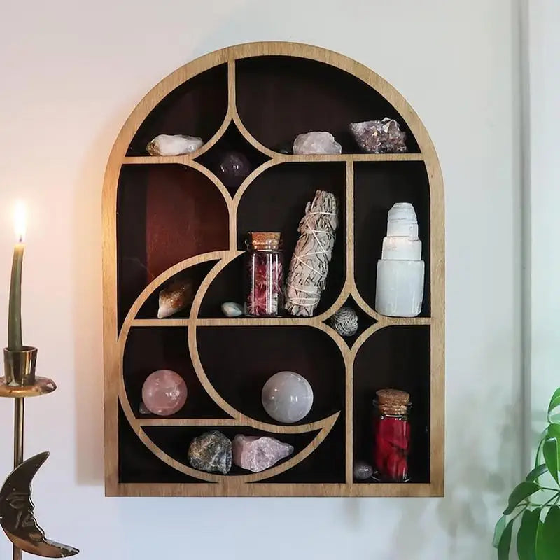 Étagère décoration - Champignon & Lune