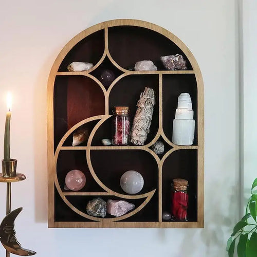 Étagère décoration - Champignon & Lune